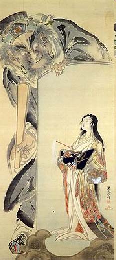 japanese wizard and woman japanese wizard and woman